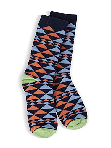 World's Softest Socks - Plaid Crew - Tadpole Triangle - Youth L