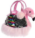 Aurora - Shimmers Fancy Pals - Pet Carrier - Flamingo - 7"