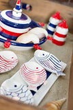 Boston International - Ceramic Chip & Dip Set w/ Spreader - Anchors Away