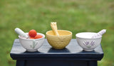 Boston International Lavender Ceramic Dip Bowl and Spreader Set