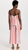 BedHead - Cami Cropped PJ Set -Surfside Stripe - Small