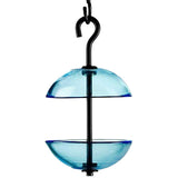 Couronne - Mosaic Birds Double Hanging Poppy Feeder - Aqua