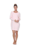 PJ Harlow - 2 Piece Knit Pajama Set - Blush - Extra Large