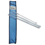 Drinking Straws.Glass - Double Glass Straw Set -  9.5mm x 8" - Baby Blue Case