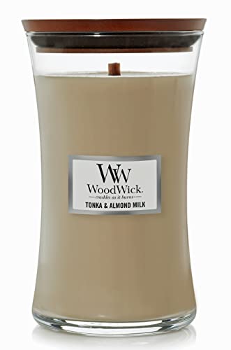 WoodWick - Large Hourglass Candle - Tonka & Almond Milk