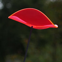 Cazador-del-sol - 8" Wavy Suncatcher Set of 3 - Lucy - Red