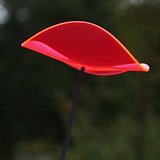 Cazador-del-sol - 8" Wavy Suncatcher Set of 3 - Lucy - Red
