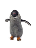 PotTerre Raku Penguin - 6" Attentive Emperor - Naked Finish