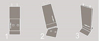 Flatyz - Twin Wick Flat Candle - Two Birds in a Country Landscape