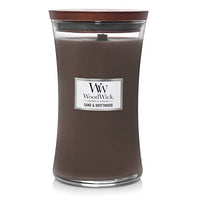 WoodWick - Large Crackling 21 Oz. Candle - Sand/Driftwood