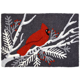 Jellybean - 30x20 Indoor/Outdoor Accent Rug - Cardinal on Gray