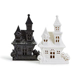 Two's Company - LED Haunted House Set - Black & White