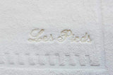 The Pillow Bar - 21" x 36" - Cotton Bath Mat - Ivory Les Piedes