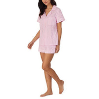 BedHead - Short Sleeve Shorty PJ Set - Pink 3D - X-Large