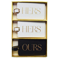 Eccolo - Luggage Tag Set of 3 - Hers, Hers, Ours