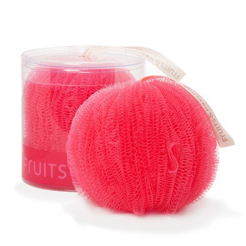 Fruits & Passion - Shower Puff with Container - Pink