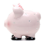 Child to Cherish Large Princess Girl Pig Bank with Keepsake Gift Box