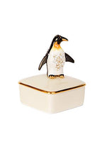 Jay Strongwater - Porcelain Box - Octavio Penguin