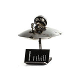 Sugarpost - Metal Sculpture - Gnome Be Gones - Card Holder - UFO