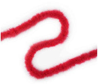 Zucker Feather - Marabou Feather Boa - 72" - Bright Red