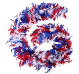 Zucker Feather - Chandelle Feather Boa - 72" - Red White & Blue