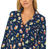 BedHead - Stretch Long Sleeve PJ Set - Autumn Owls - X-Large