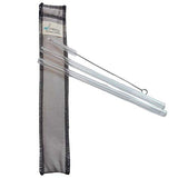 Drinking Straws.Glass - Double Glass Straw Set -  9.5mm x 8" - Gray Case
