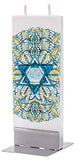 Flatyz - Twin Wick Flat Candle - Star Of David