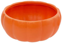 Boston International - Large Pumpkin Serving Bowl & Lid - Orange