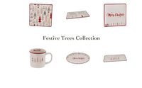 Boston International - 6.25" x 6.25" Tapas Platter - Festive Trees