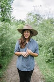 Tula Hats - Unisex - Gardener Lattice Palm Hat - L/XL