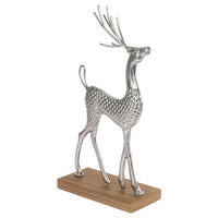 Boston International - Small Metal Silver Darling Christmas Deer