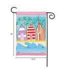 Studio M - Garden Flag - Colorful Cabanas