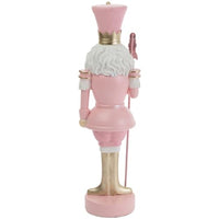 Boston International - Large Pink Christmas Nutcracker Figurine