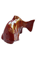 Fish In The Garden - Ceramic Garden Koi - Salsa - Medium Right
