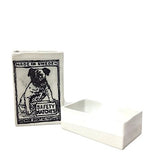 Candy Relics - Hand Made Porcelain Match Box - Dog