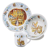Reutter Porcelain - Eating Set in Case - Beatrix Potter - Peter Rabbit & Family