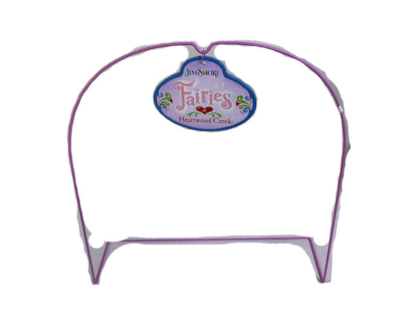 Jim Shore - Heartwood Creek - Wire Display Stand w/ Fairies Sign