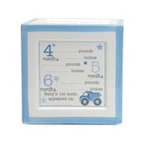 Child To Cherish - Money Bank - A Block To Grow On - Blue