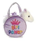 Aurora - Fancy Pals - Pet Carrier - Girl Power White Pony 7"