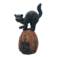 Giftcraft - Cats On Pumpkin Figurines - Set of 3