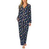 BedHead - Stretch Long Sleeve PJ Set - Autumn Owls - Small