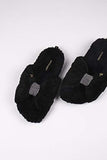 Pretty You London - Luxe Spa Sliders - Black - Large