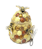 Jay Strongwater - Porcelain Box - Honey Beehive