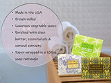 Greenwich Bay - 10.5oz Botanical Shea Butter - 2 Bar Soaps - Gardeners