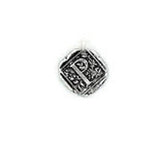 Wax Insignia - Seal Charm - Silver Plated - "P"