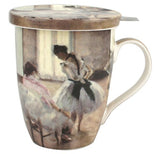 McIntosh Trading - Tea Mug w/ Infuser & Lid - Degas Dance Lesson