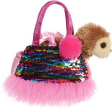Aurora - Fancy Pals - Shimmers Pet Carrier - Sloth 7"