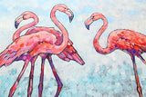 Olivia's Home - 32" x 22" Accent Rug - Tropical Flamingo at Water's Edge
