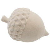 Boston International - 5" Cream Flocked Acorn Table Decor
